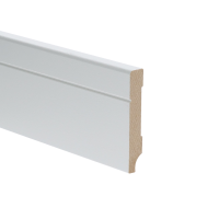 MDF Tijdloze plint 70x12 RAL 9010