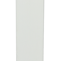 Meranti koplat/architraaf recht 68x12 mm wit gegrond