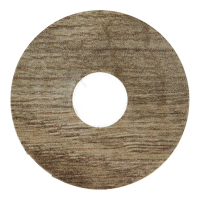 Zelfklevende Rozet (17 mm) Country Oak Green