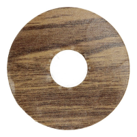 Zelfklevende Rozet (17 mm) Verdon Oak Brown