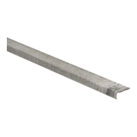 Hoeklijnprofiel 10 mm Beton Licht 63183