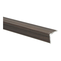 Duo-hoeklijnprofiel 24,5 x 30 mm Roest bruin67199