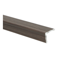 Duo-hoeklijnprofiel 24,5 x 30 mm Roest bruin67199