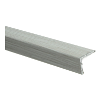 Duo-hoeklijnprofiel 24,5 x 30 mm Roest bruin67199