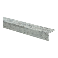 Duo-hoeklijnprofiel 24,5 x 30 mm Beton Gepolijst Koper 67235