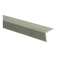 Duo-hoeklijnprofiel 24,5 x 30 mm Roest bruin67199