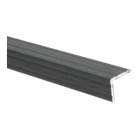 Duo-hoeklijnprofiel 24,5 x 30 mm Roest bruin67199