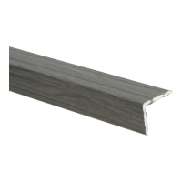 Duo-hoeklijnprofiel 24,5 x 30 mm Roest bruin67199