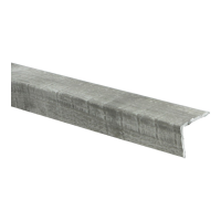 Duo-hoeklijnprofiel 24,5 x 30 mm Roest bruin67199