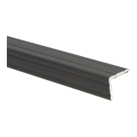 Duo-hoeklijnprofiel 24,5 x 30 mm Roest bruin67199