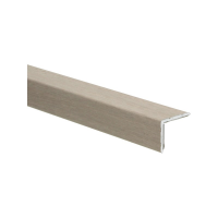 Duo-hoeklijnprofiel 24,5 x 30 mm Beton Gepolijst Koper 67235