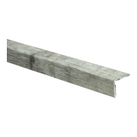 Duo-hoeklijnprofiel 24,5 x 30 mm Beton Gepolijst Koper 67235