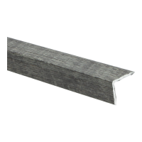 Duo-hoeklijnprofiel 24,5 x 30 mm Beton Gepolijst Koper 67235