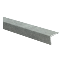 Duo-hoeklijnprofiel 24,5 x 30 mm Beton Gepolijst Koper 67235