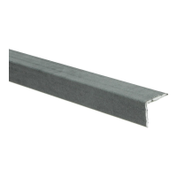 Duo-hoeklijnprofiel 24,5 x 30 mm Roest bruin67199