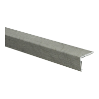Duo-hoeklijnprofiel 24,5 x 30 mm Roest bruin67199