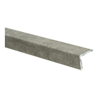 Duo-hoeklijnprofiel 24,5 x 30 mm Roest bruin67199