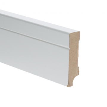 MDF Tijdloze plint 70x18 RAL 9010