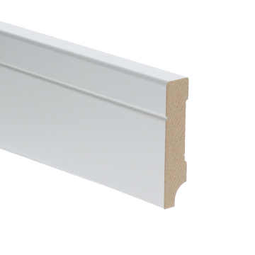 MDF Tijdloze plint 70x15 RAL 9010