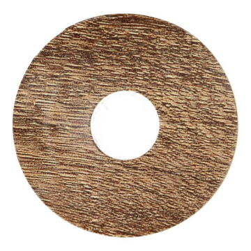 Zelfklevende Rozet (17 mm) Eiken Geborsteld Bruin