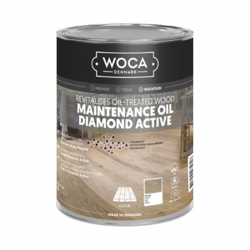 WOCA Diamond active onderhoudsolie wit 1 liter