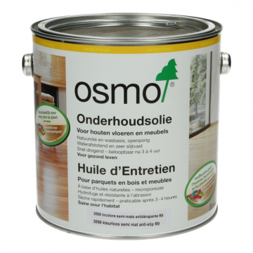 OSMO Onderhoudsolie 3098 Kleurloos semimat antislip R9 2,5 liter