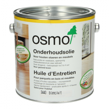 OSMO Onderhoudsolie 3440 Wit transparant 2.5 liter