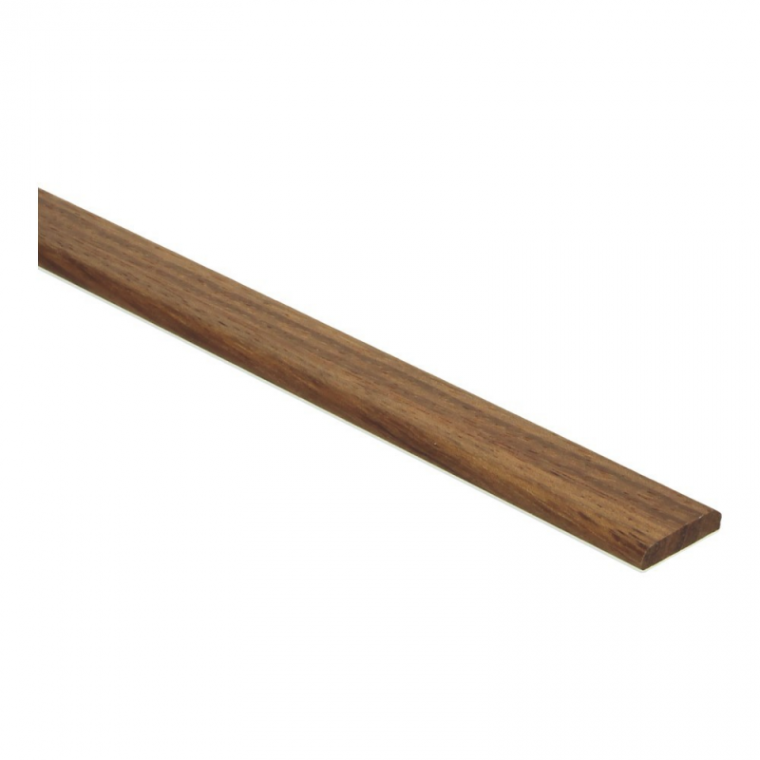 Afwerklijst 5 x 23 Jatoba Gelakt