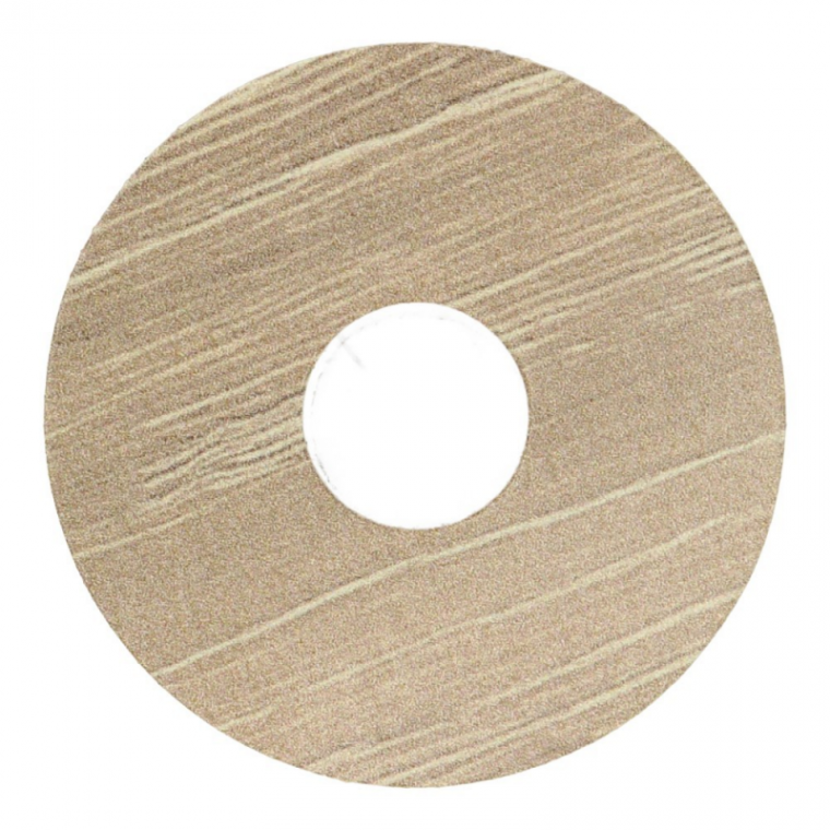 Zelfklevende Rozet (17 mm) Antiek Eiken Beige