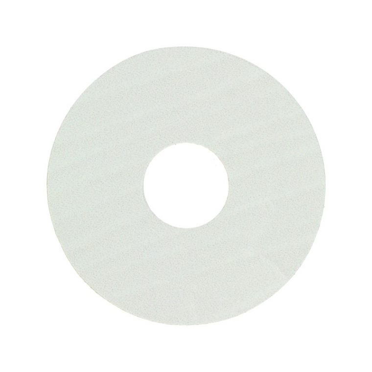 Zelfklevende Rozet (17 mm) Eiken Wit Gelakt