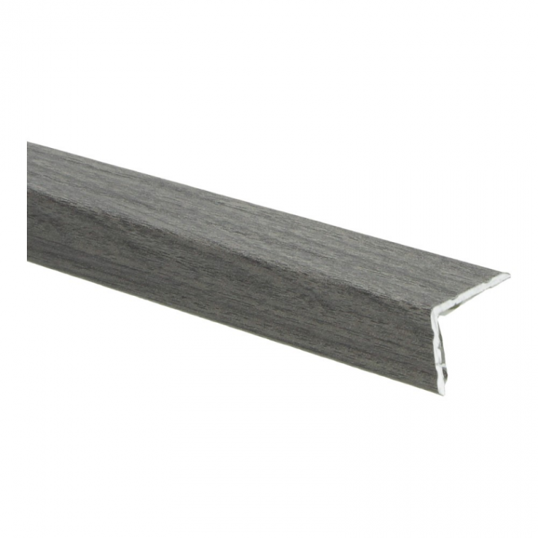 Duo-hoeklijnprofiel 24,5 x 30 mm Grijze Teak 67099