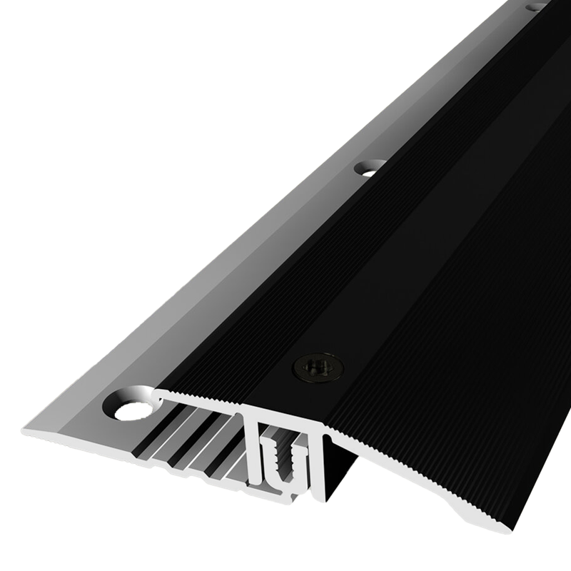 Aanpassingsprofiel 486 7-15 mm alu zwart 1,0 m