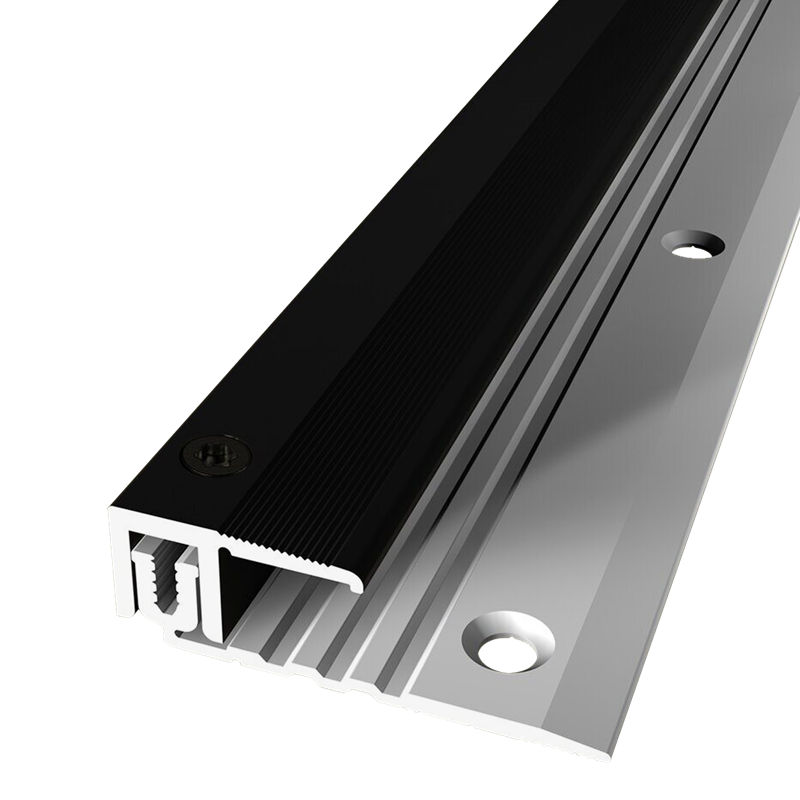 Eindprofiel 487 7-15 mm alu zwart 1,0 m