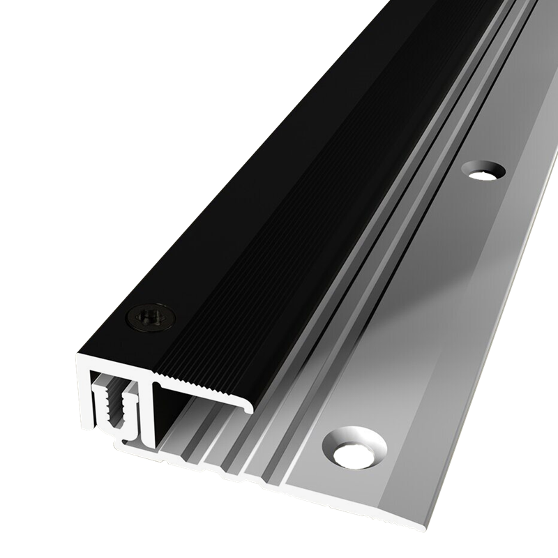 Eindprofiel 287 6,5 - 16 mm alu zwart 2,7 m