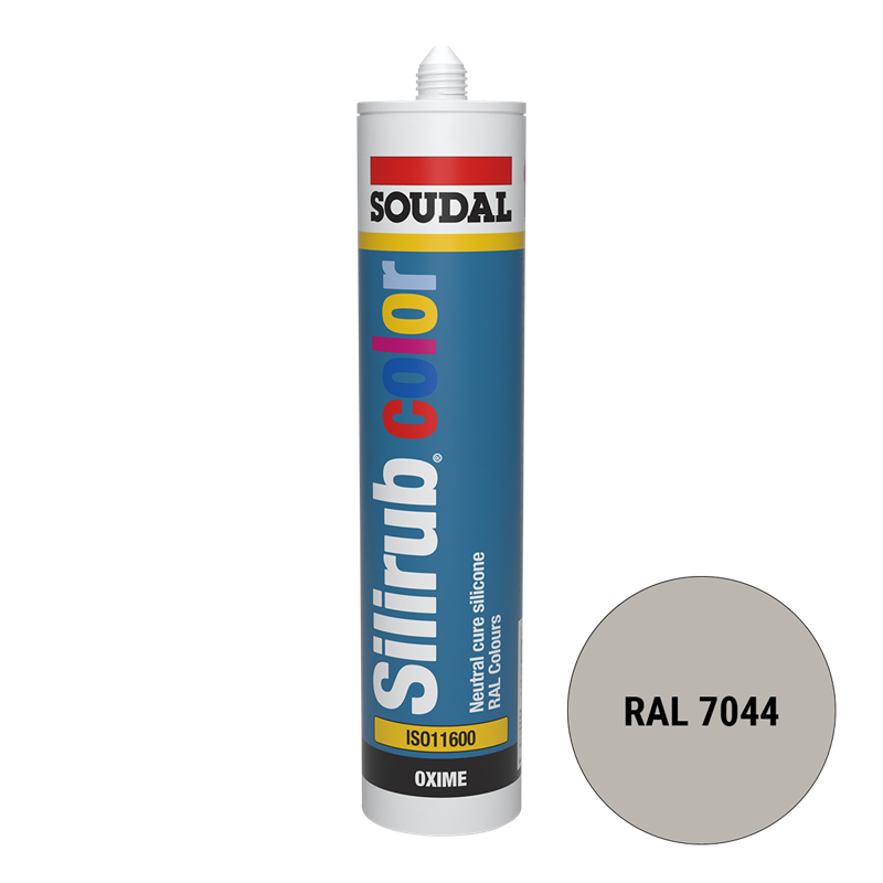 Soudal Siliconenkit RAL 7044 zijdegrijs 300 ml