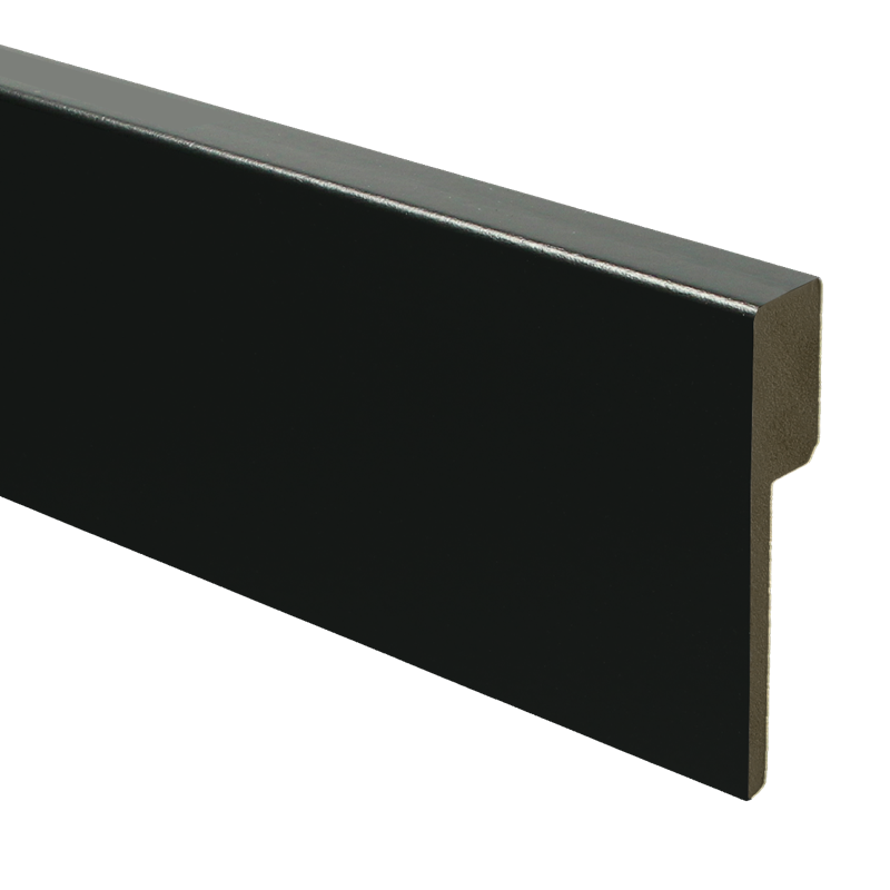 MDF Renovatieplint modern voorgel. RAL 9005