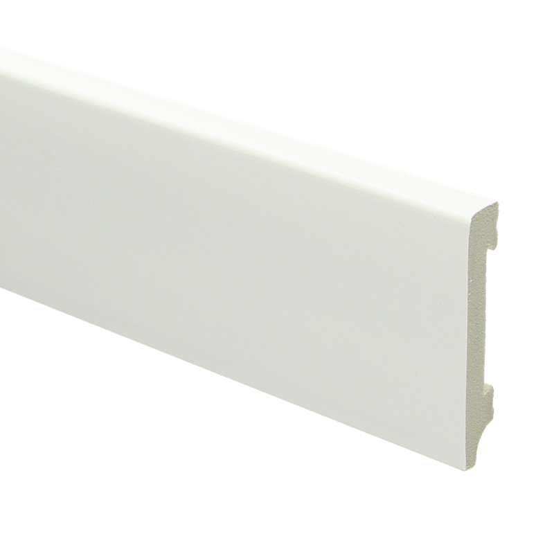 Watervaste kunststof Moderne plint wit